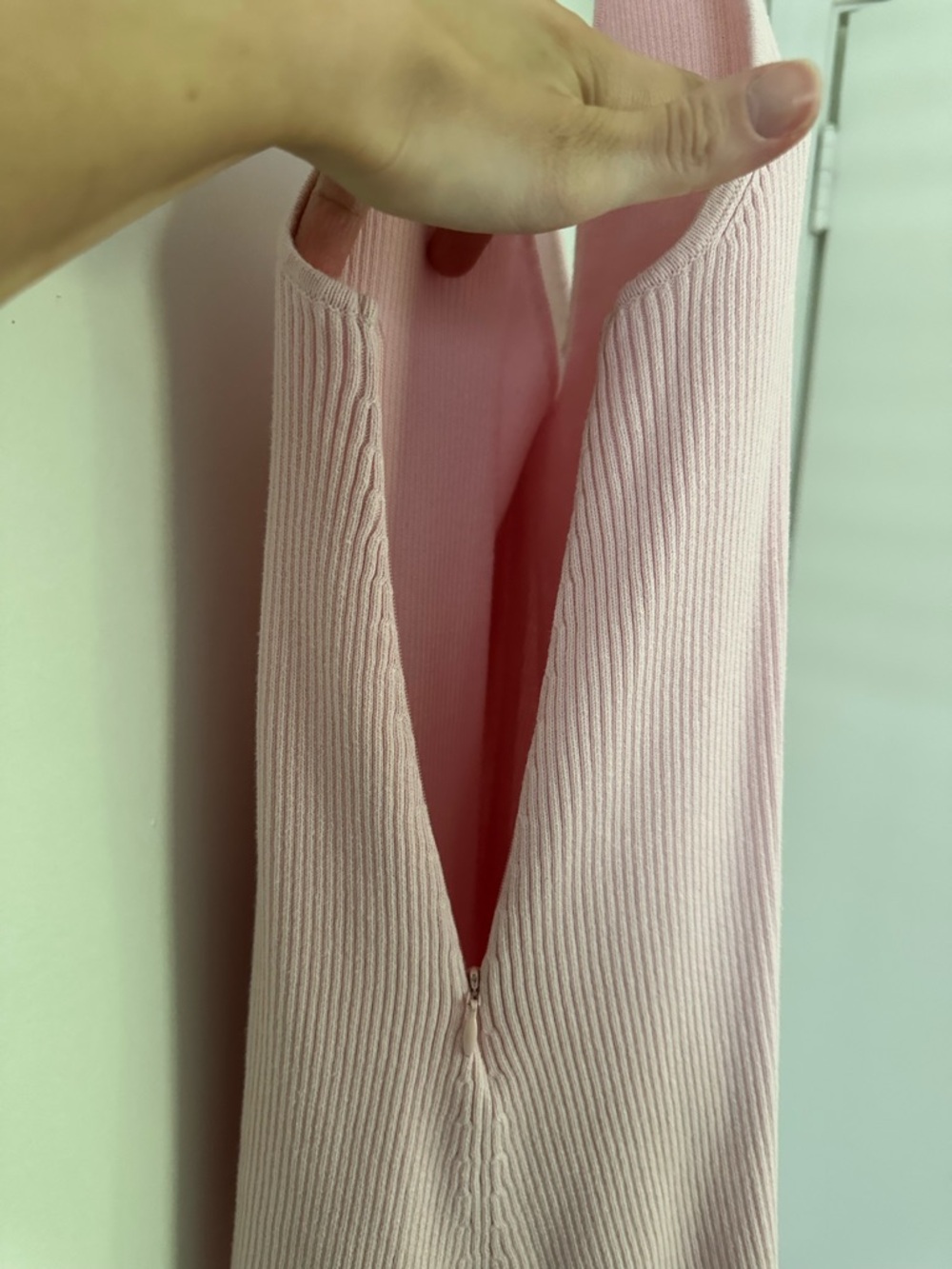 Light Pink Pregnancy/Postpartum Matching Knit Set - Picture 5 of 9